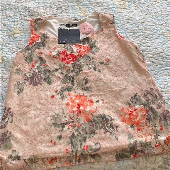 mercer & madison Tops - Floral lace Top